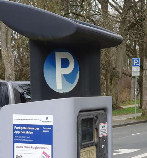 Eine Parksäule